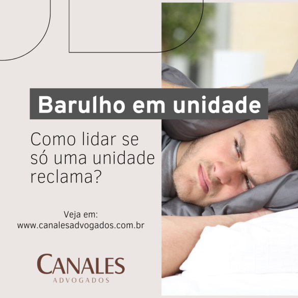 Barulho. Como lidar se só uma unidade reclama?