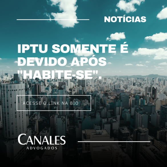 IPTU somente é devido após o “Habite-se”